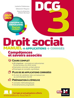 cover image of DCG 3 Droit social